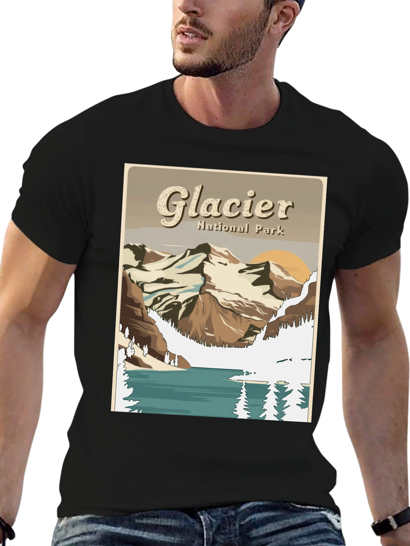 Glacier National Park Graphic Tee