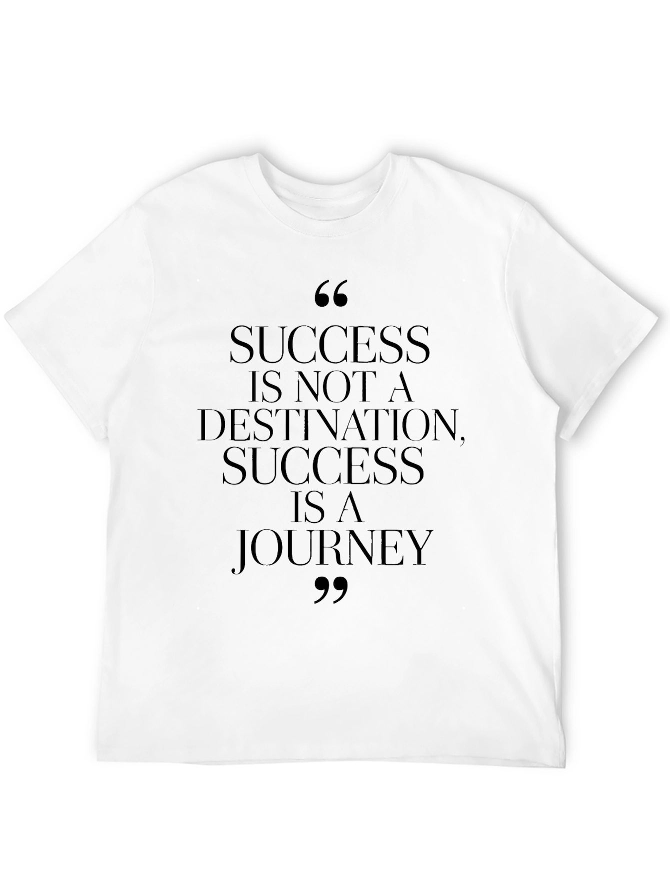 Inspirational Quote Tee: Success is a Journey