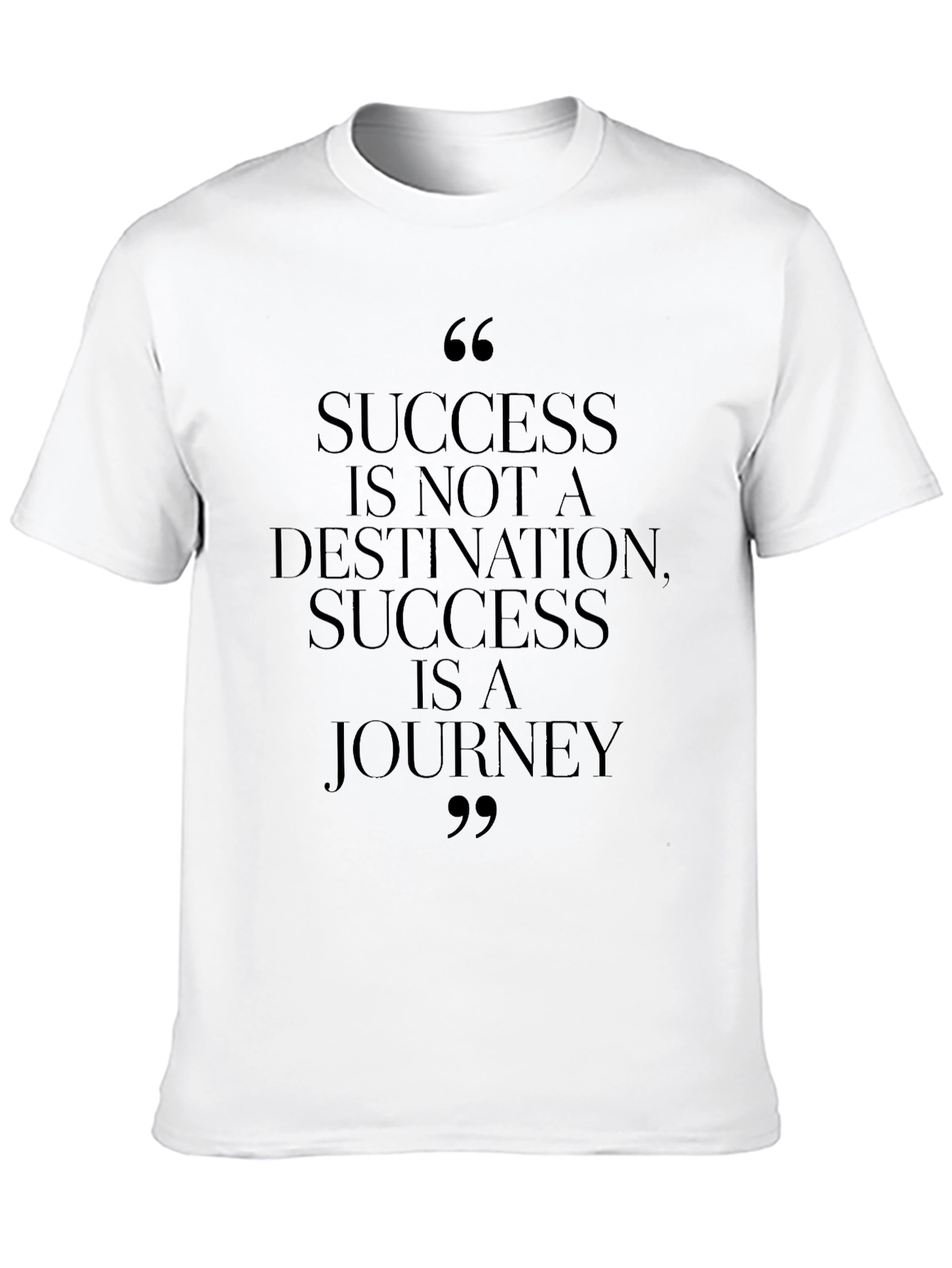 Inspirational Quote Tee: Success is a Journey