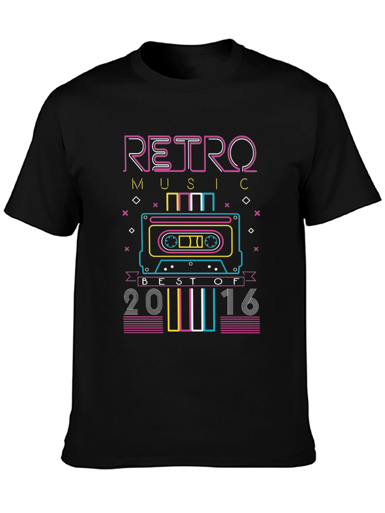 Retro Music 2016 Graphic T-Shirt