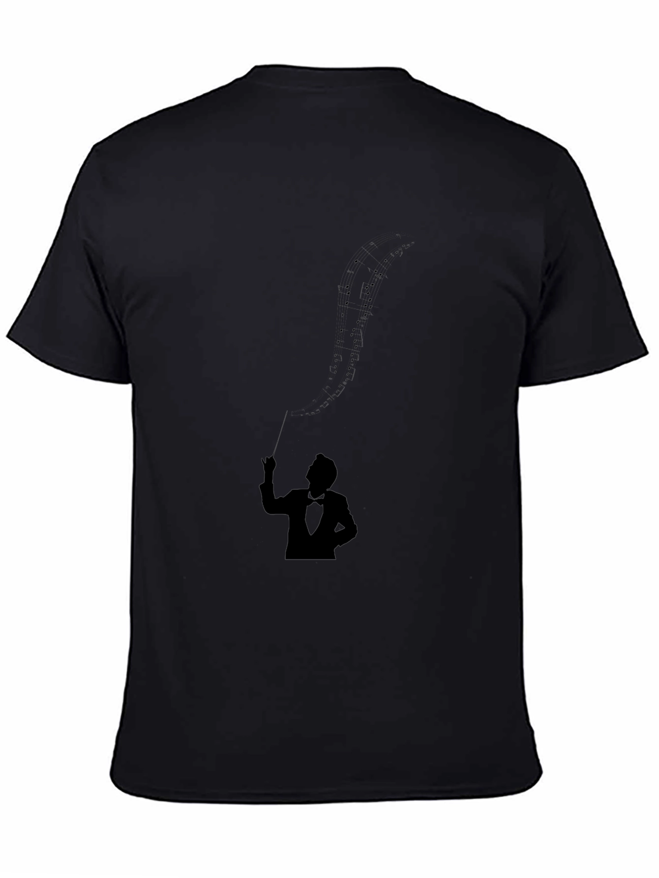 Mens Black Magician Graphic Tee
