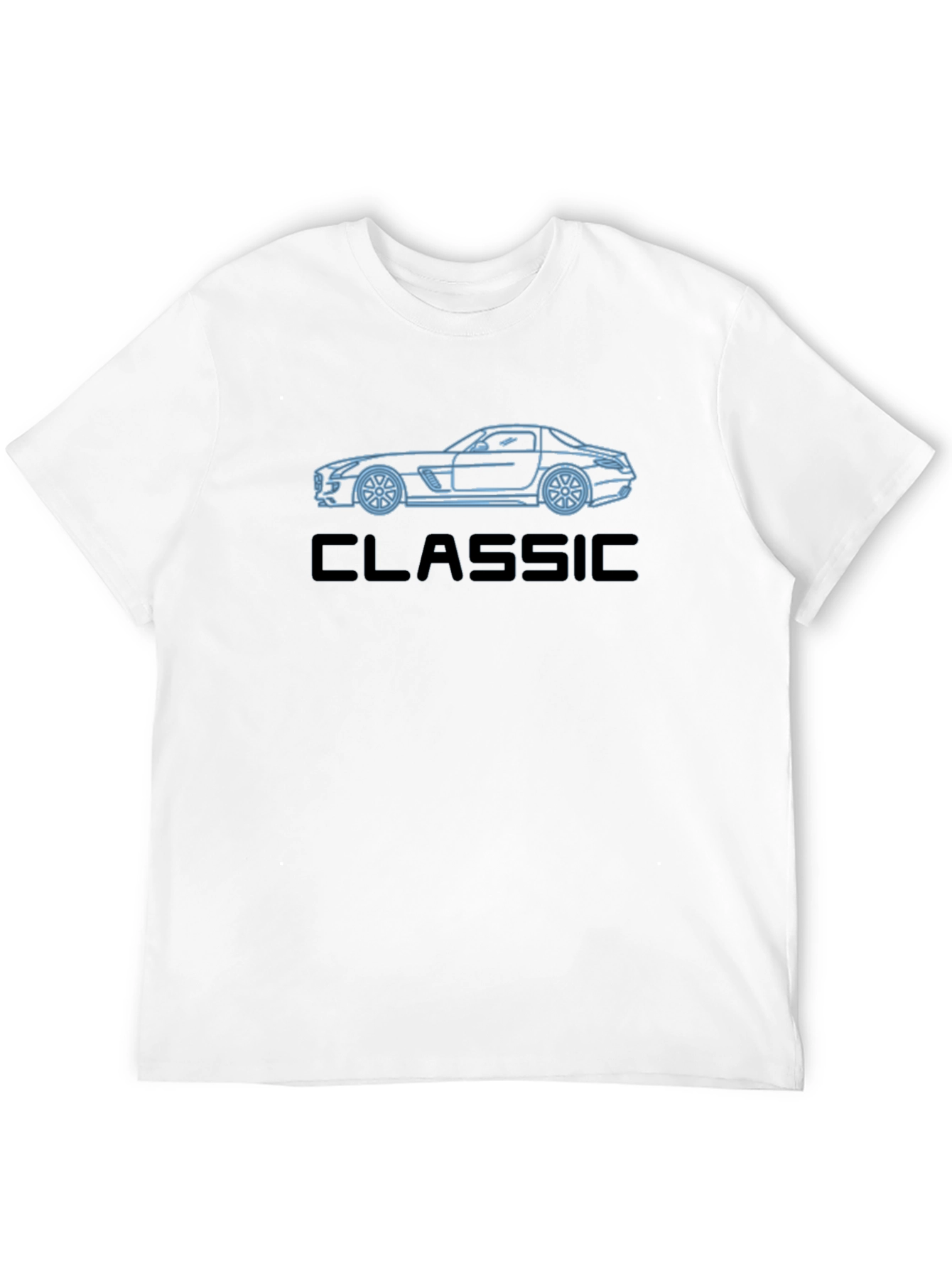 Classic Car Outline Tee - Stylish Automotive Shirt