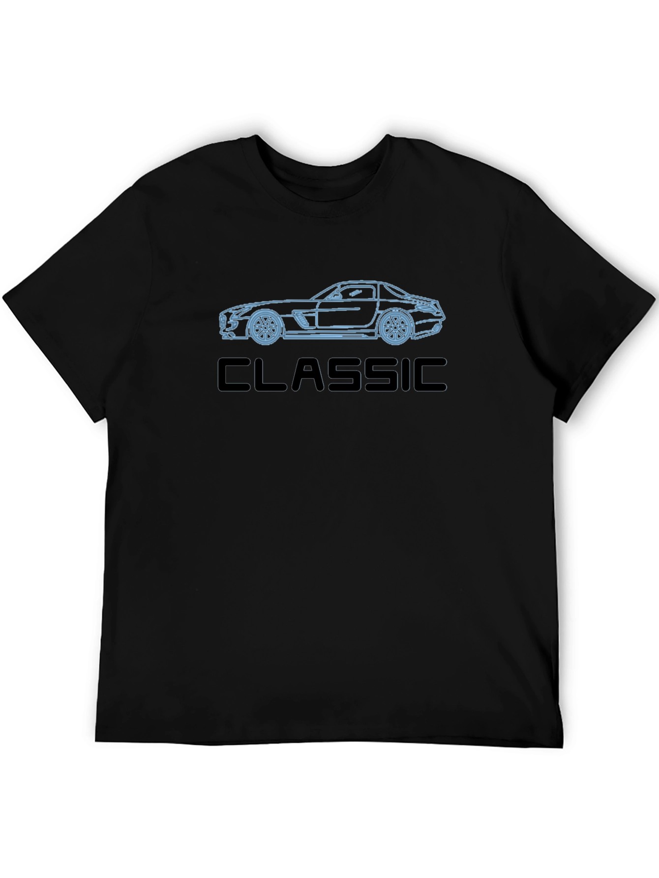 Classic Car Outline Tee - Stylish Automotive Shirt