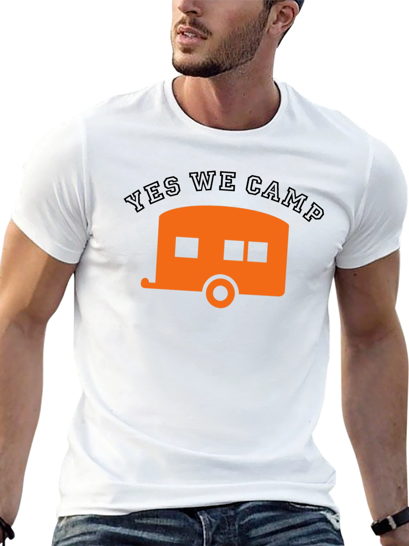 Yes We Camp T-Shirt - Camping Adventure Tee
