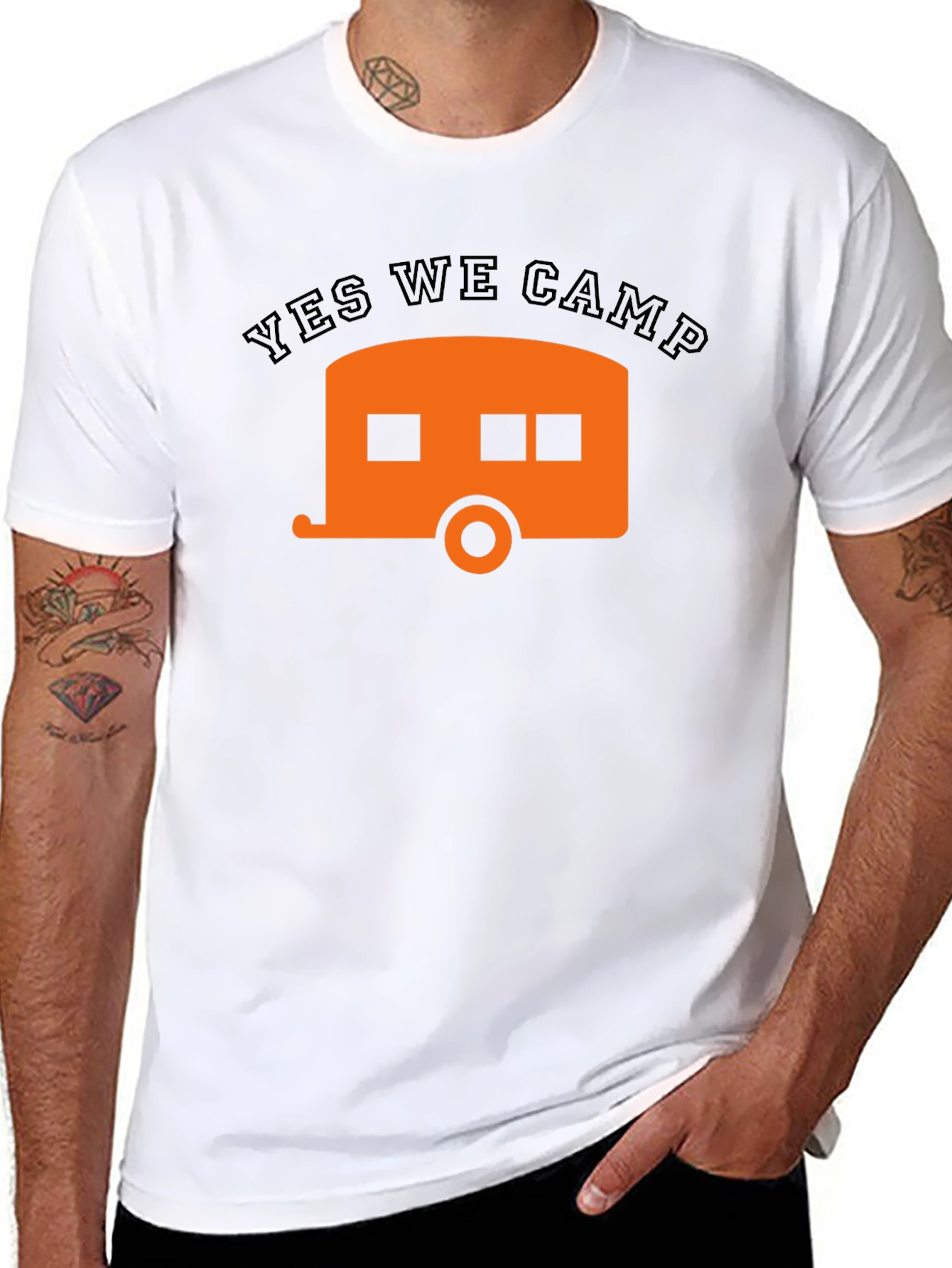 Yes We Camp T-Shirt - Camping Adventure Tee