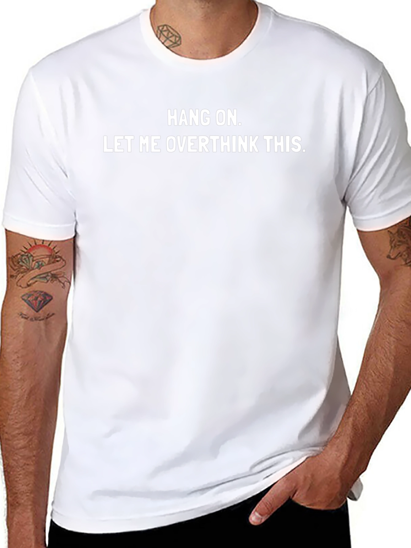 Hang On Let Me Overthink This Black T-Shirt