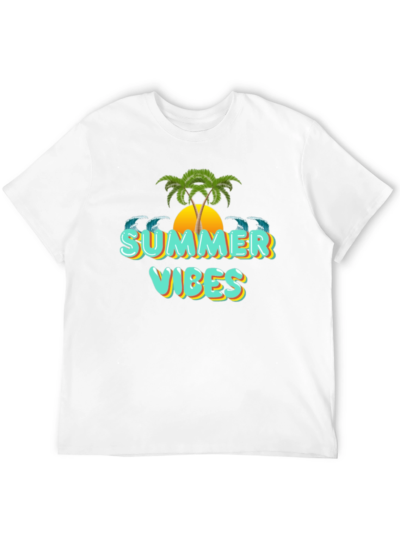 Summer Vibes Graphic T-Shirt - Beach Ready!