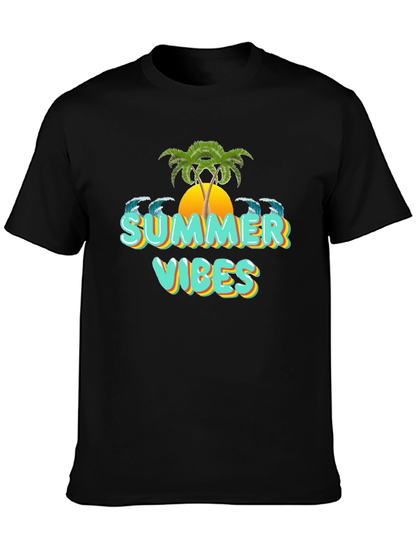 Summer Vibes Graphic T-Shirt - Beach Ready!