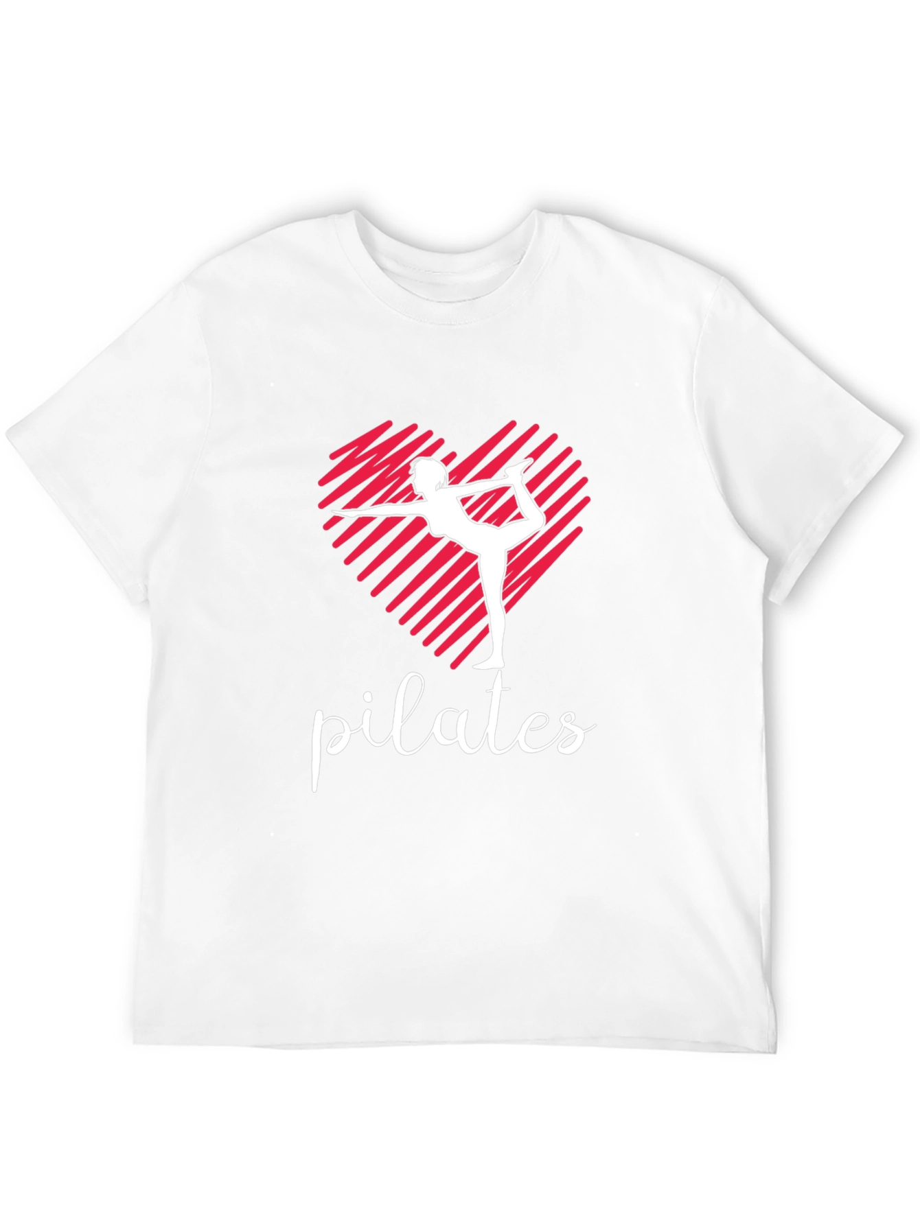 Pilates Heart T-Shirt - Yoga Fitness Tee