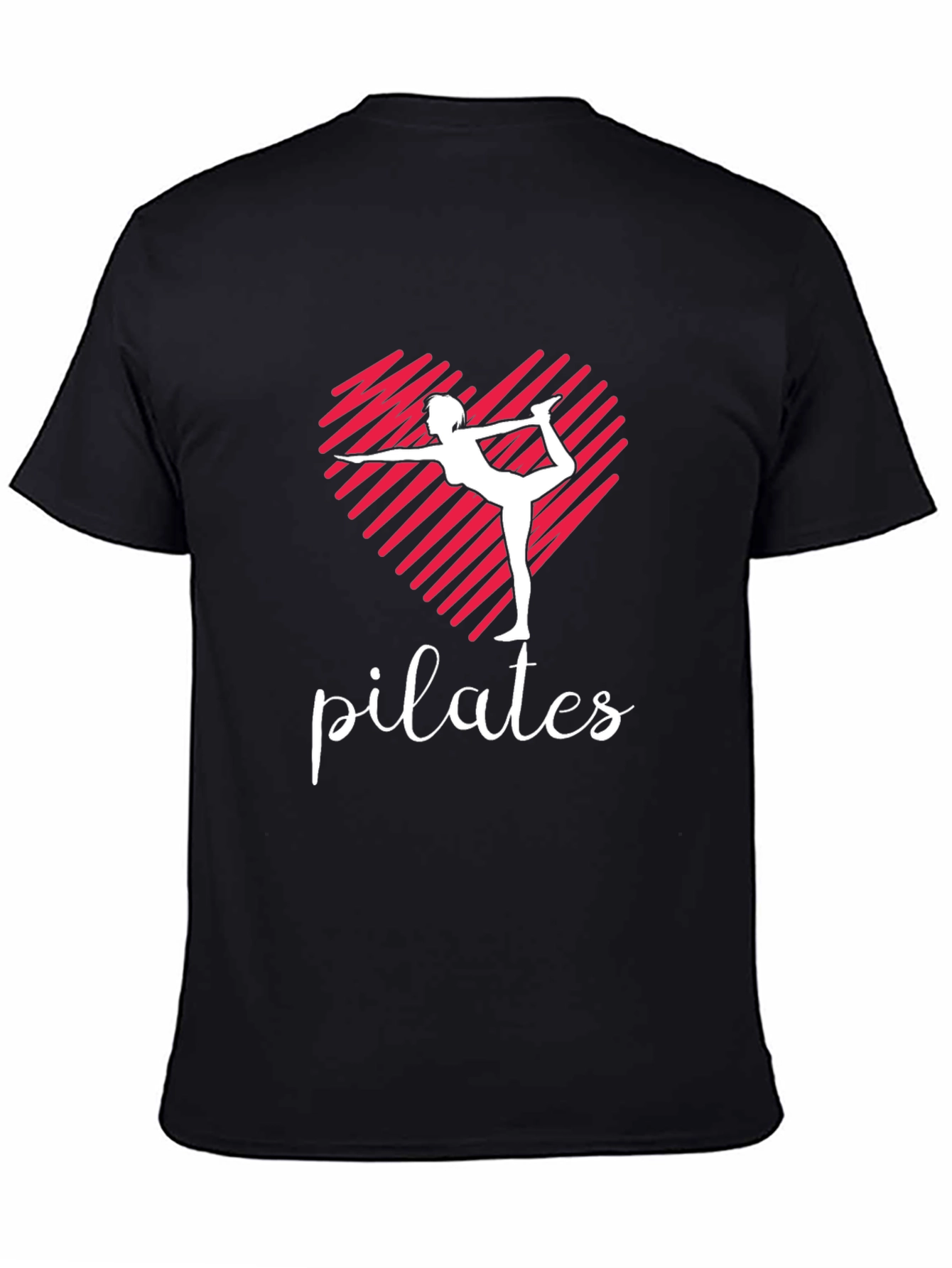 Pilates Heart T-Shirt - Yoga Fitness Tee