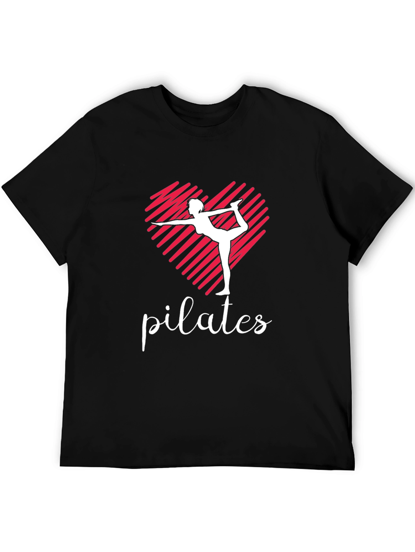 Pilates Heart T-Shirt - Yoga Fitness Tee