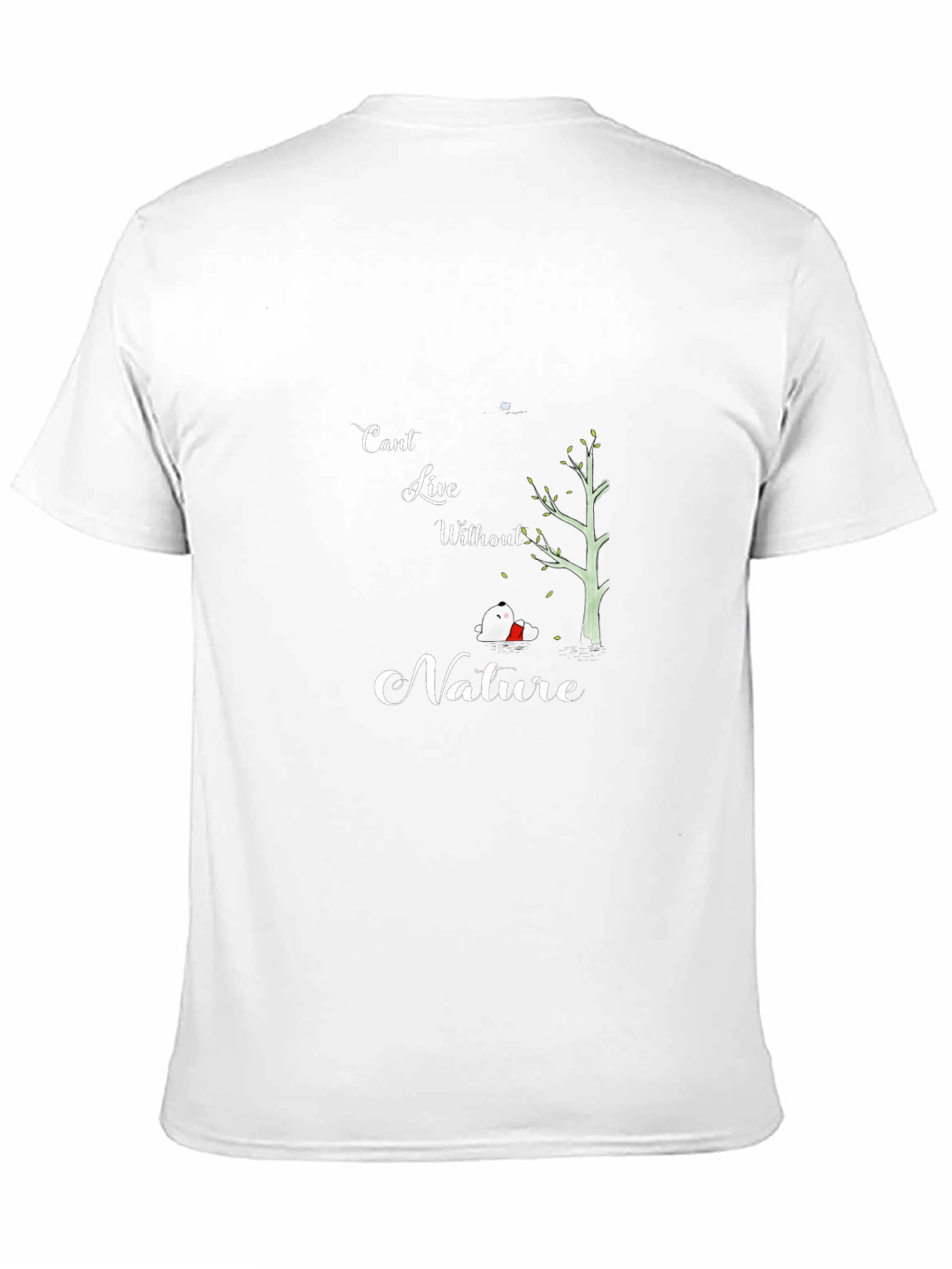 Nature Inspired Graphic Tee - Black
