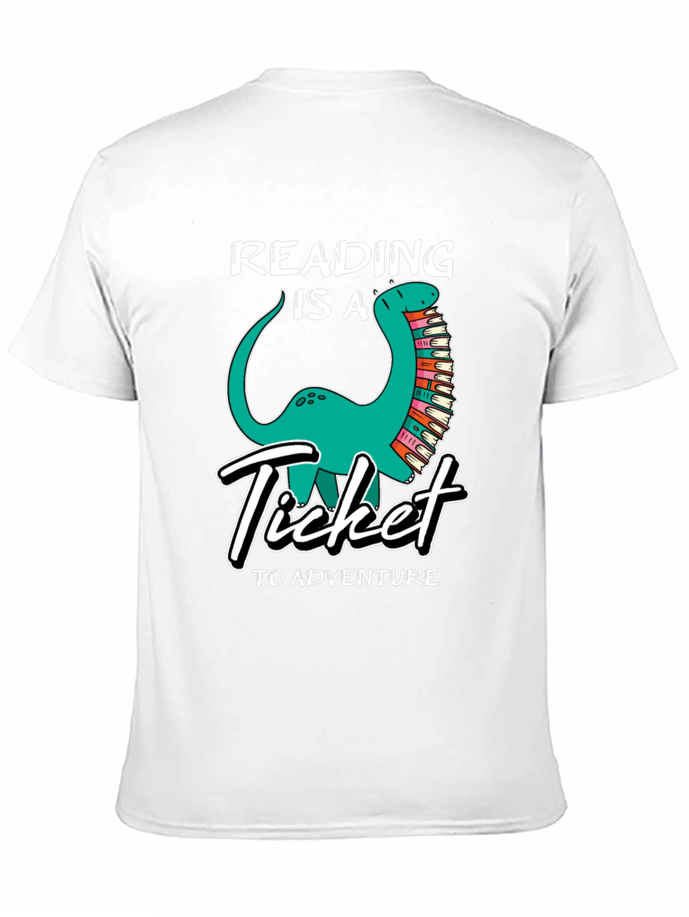 Reading Dinosaur Graphic Tee