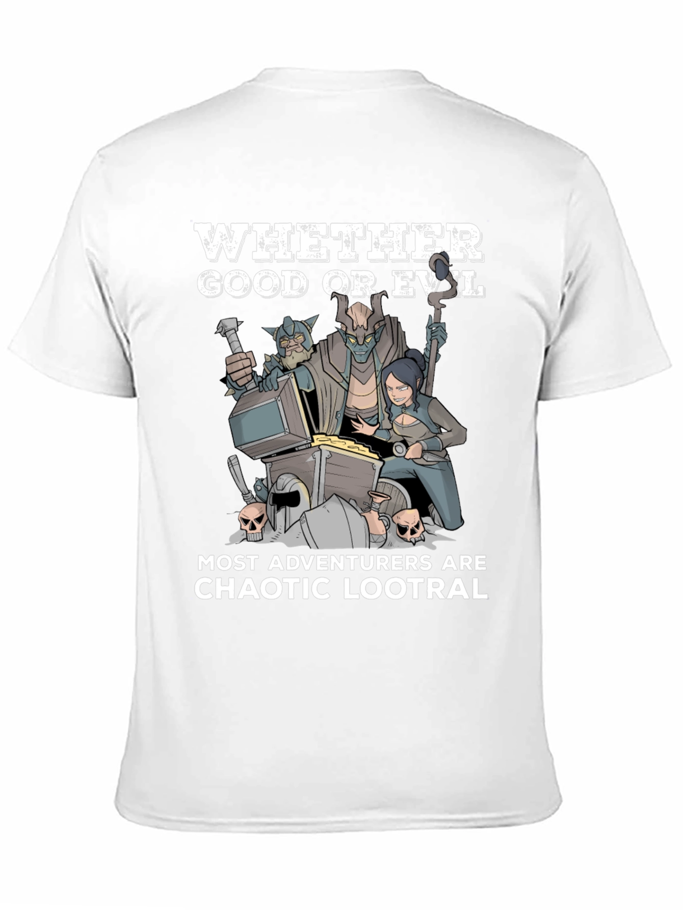 Chaotic Lootral T-Shirt: Adventurer Humor