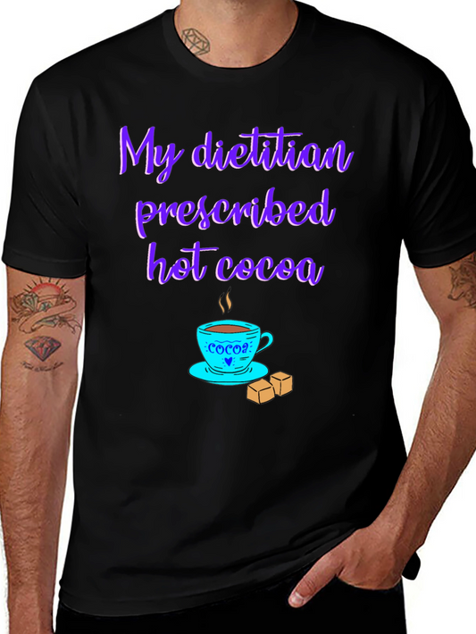 Dietitian Hot Cocoa T-Shirt - Funny Graphic Tee
