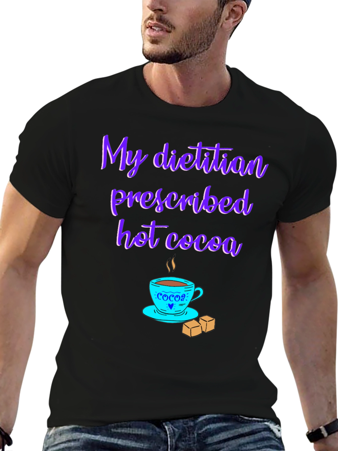 Dietitian Hot Cocoa T-Shirt - Funny Graphic Tee