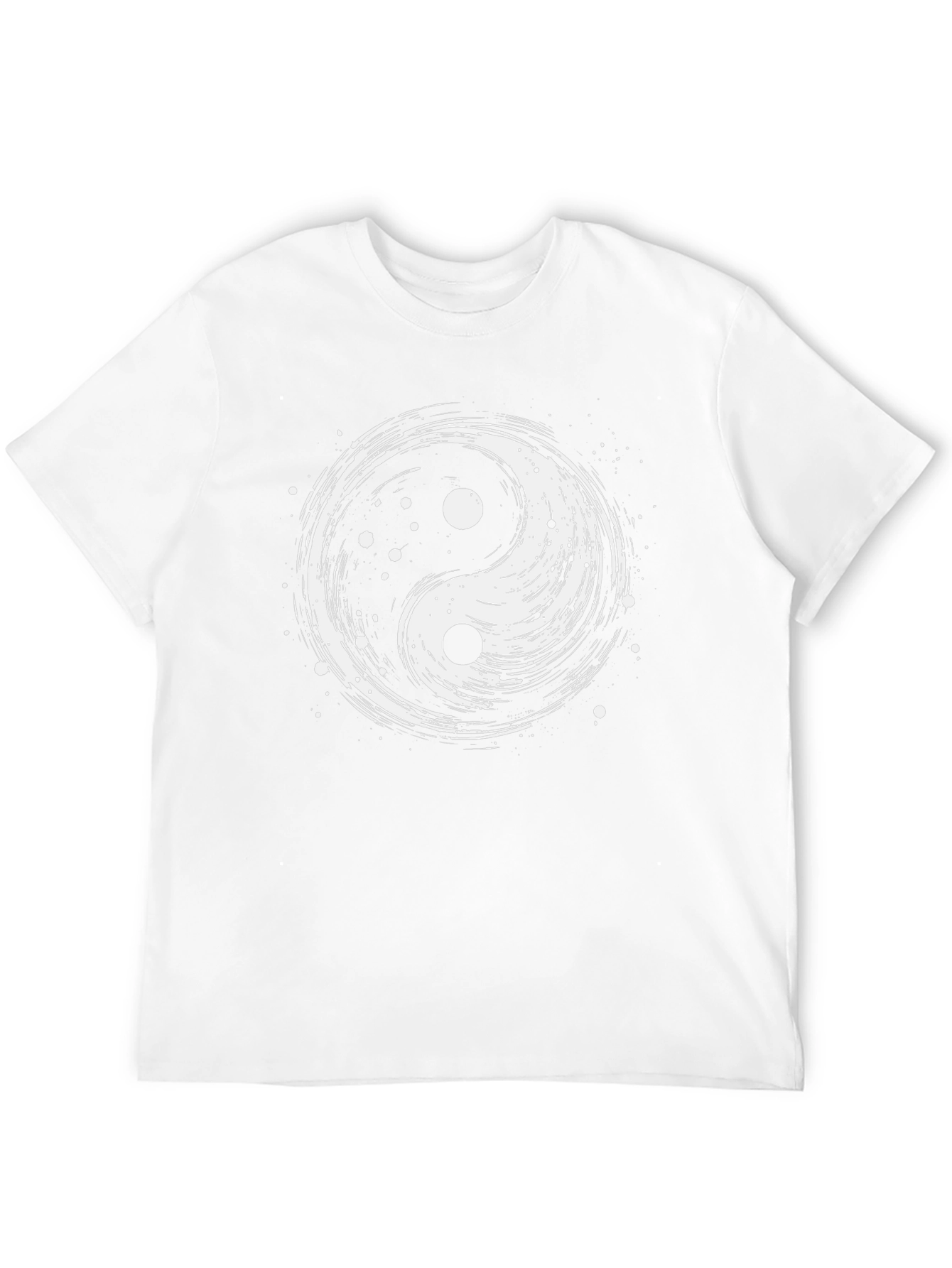 Yin Yang Graphic T-Shirt - Black Cotton Tee