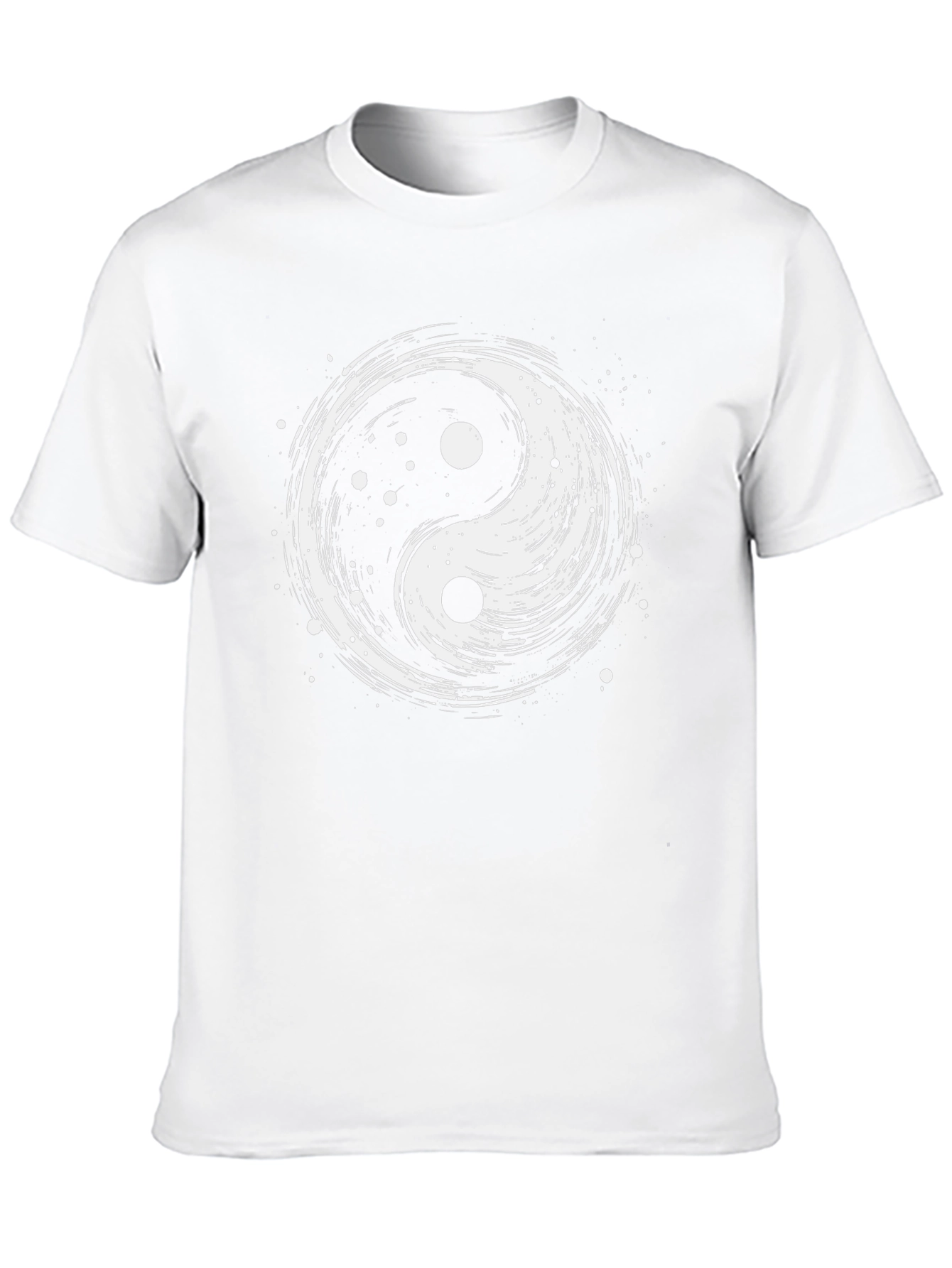 Yin Yang Graphic T-Shirt - Black Cotton Tee