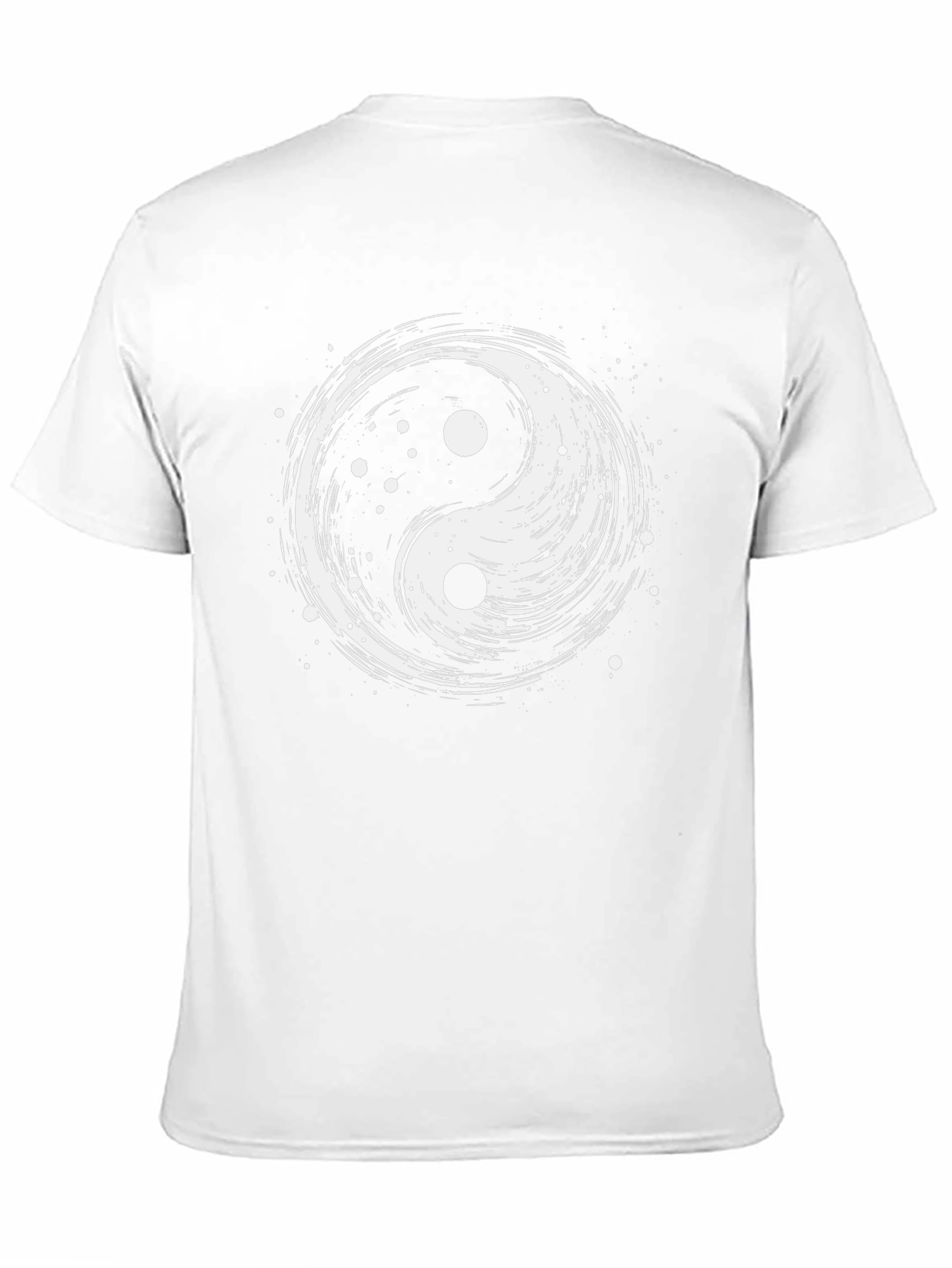 Yin Yang Graphic T-Shirt - Black Cotton Tee
