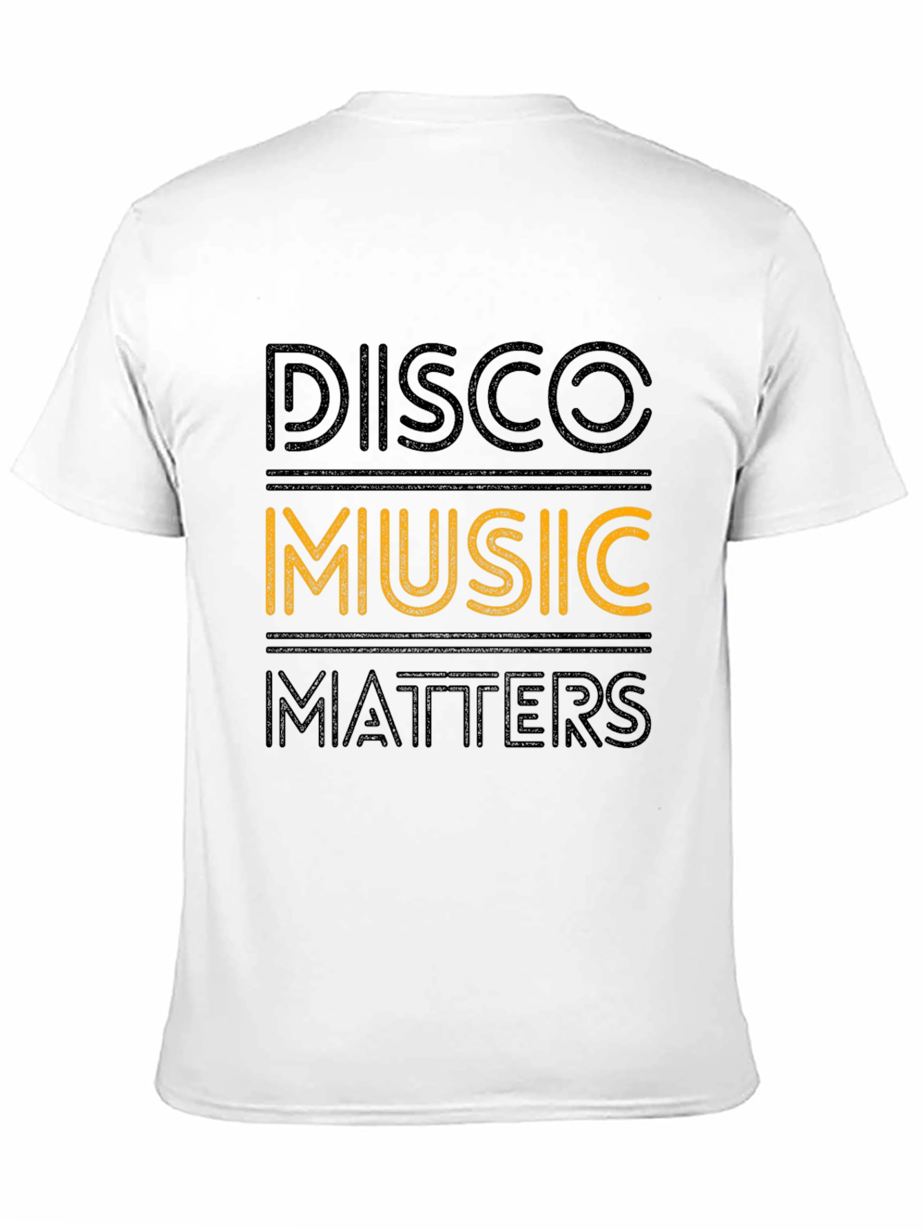 Disco Music Matters Black Graphic Tee