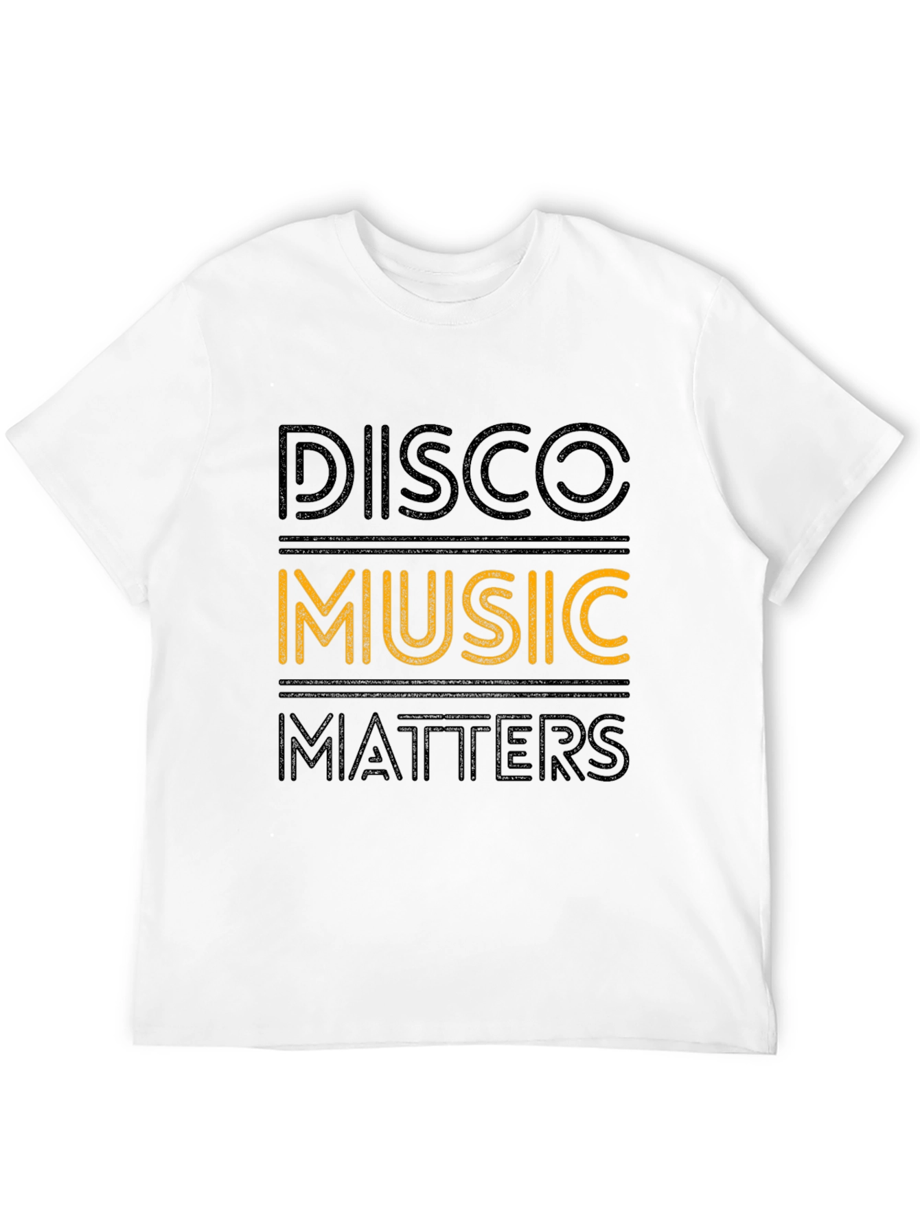 Disco Music Matters Black Graphic Tee