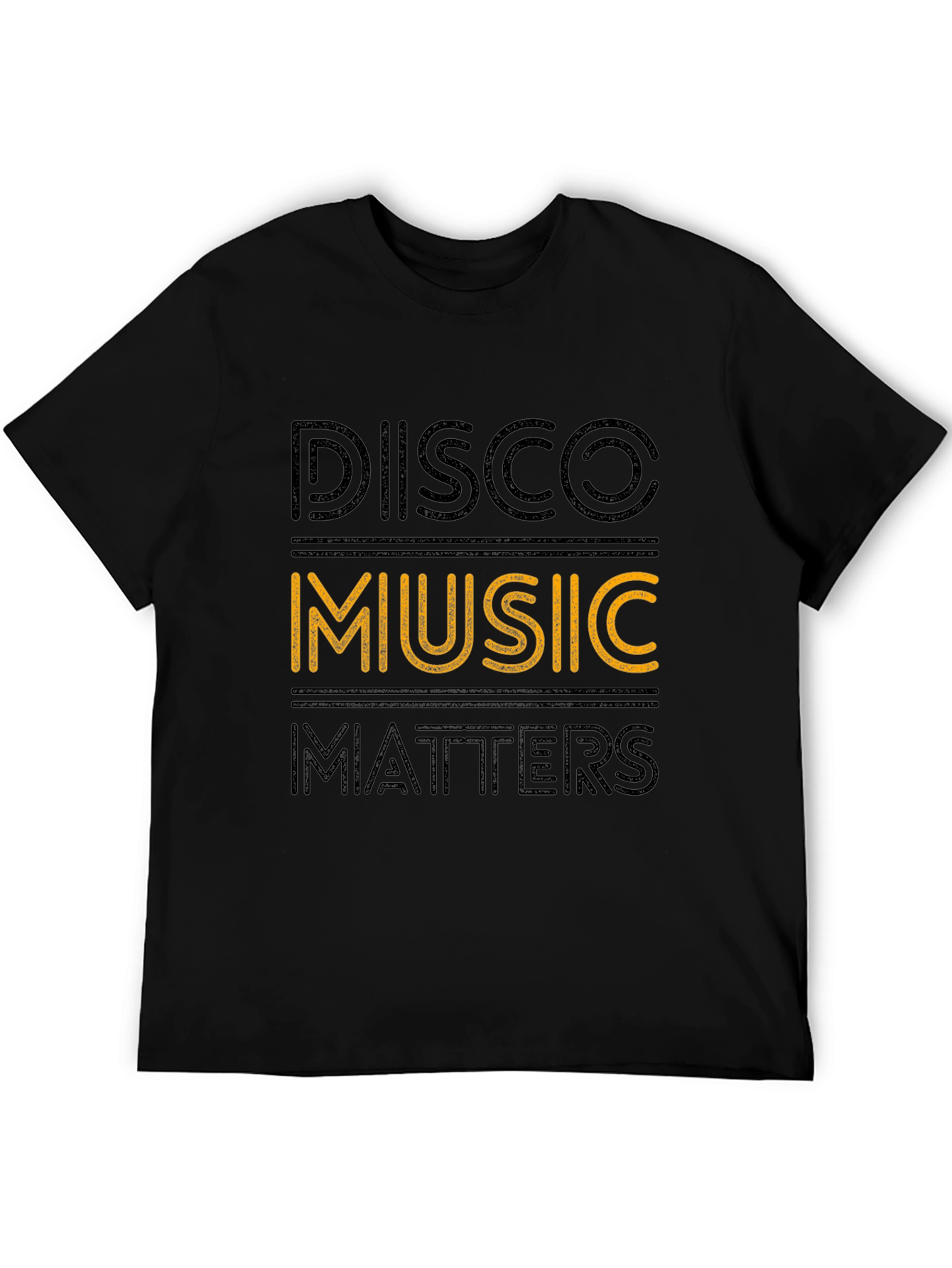 Disco Music Matters Black Graphic Tee