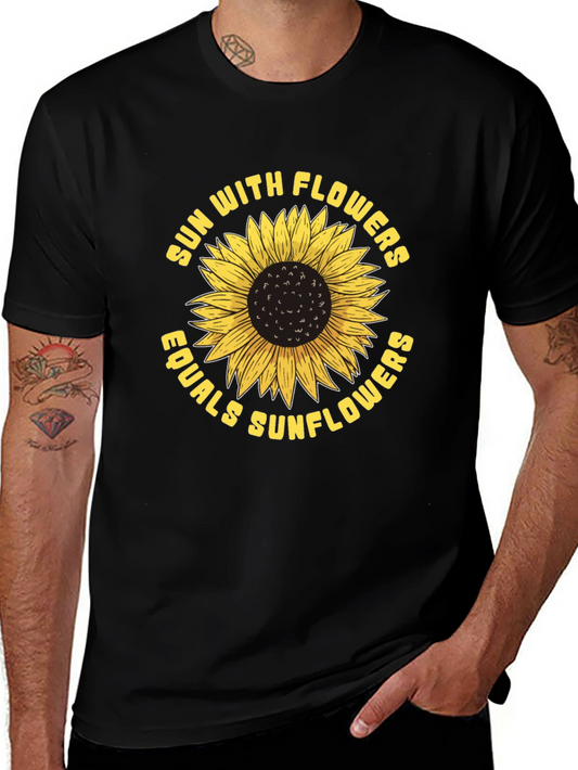 Sun With Flowers Equals Sunflowers T-Shirt