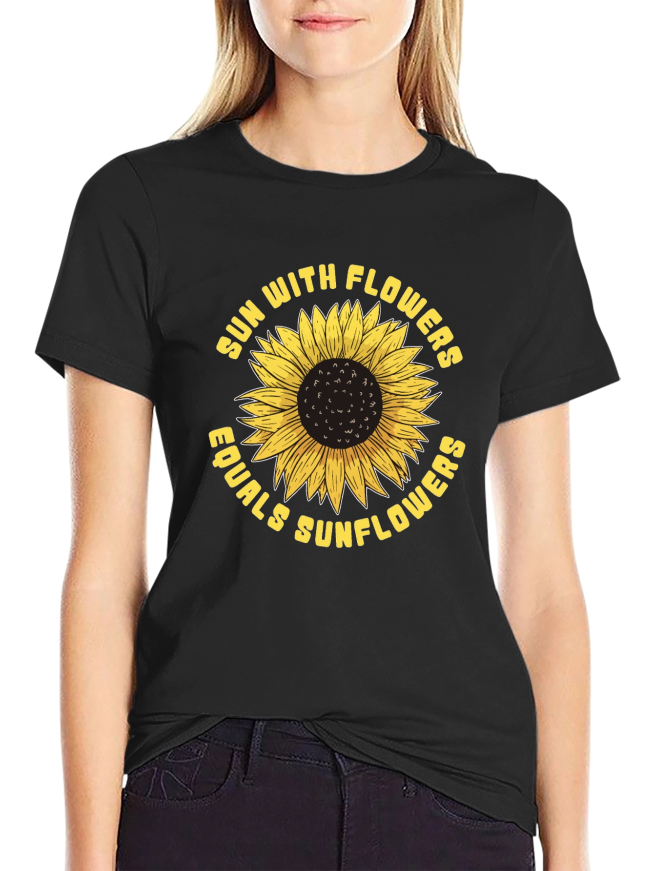 Sun With Flowers Equals Sunflowers T-Shirt