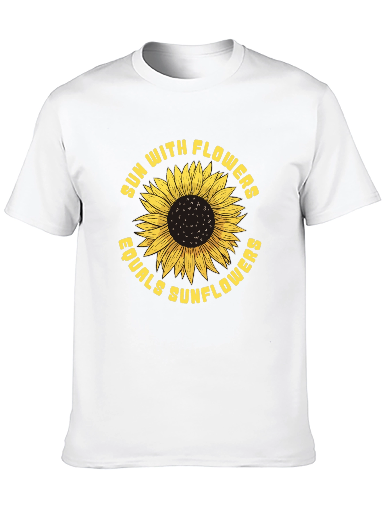 Sun With Flowers Equals Sunflowers T-Shirt