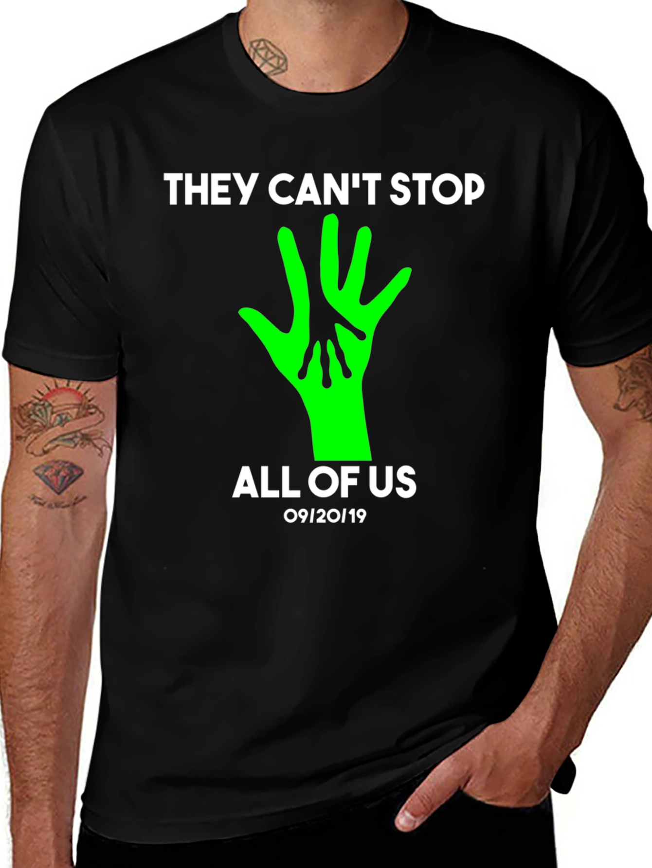 They Cant Stop All Of Us Alien Raid T-Shirt