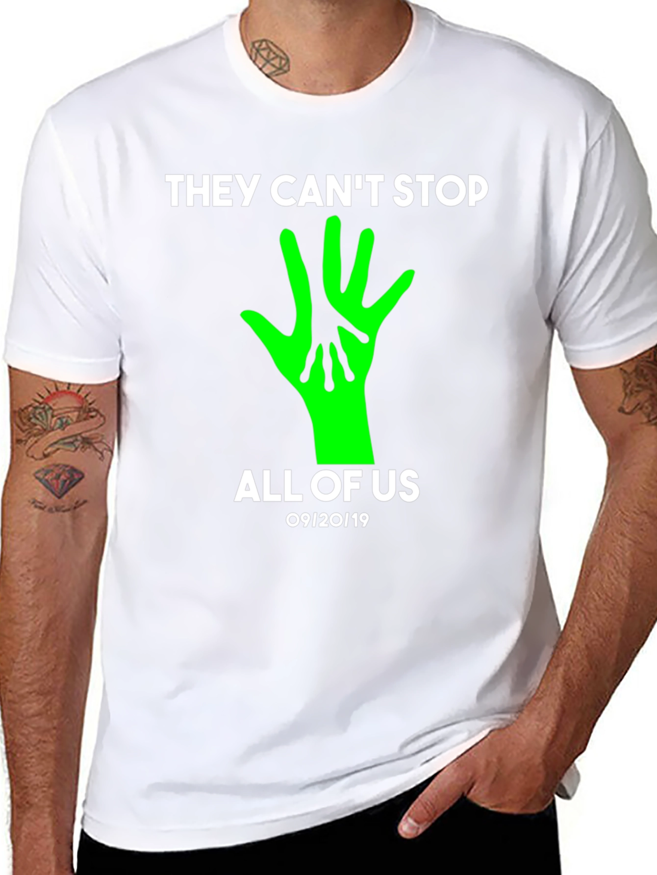They Cant Stop All Of Us Alien Raid T-Shirt