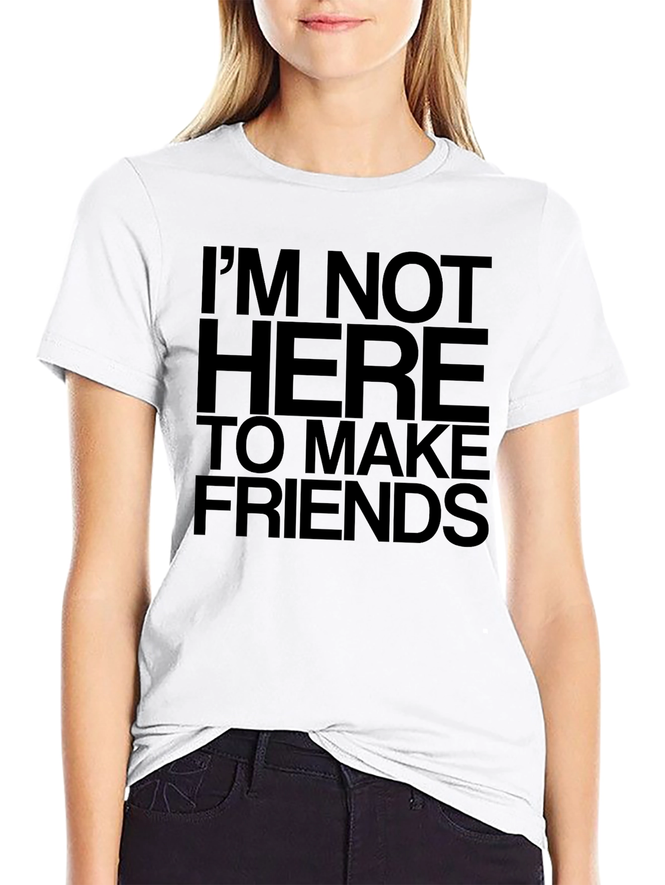 Im Not Here to Make Friends T-Shirt