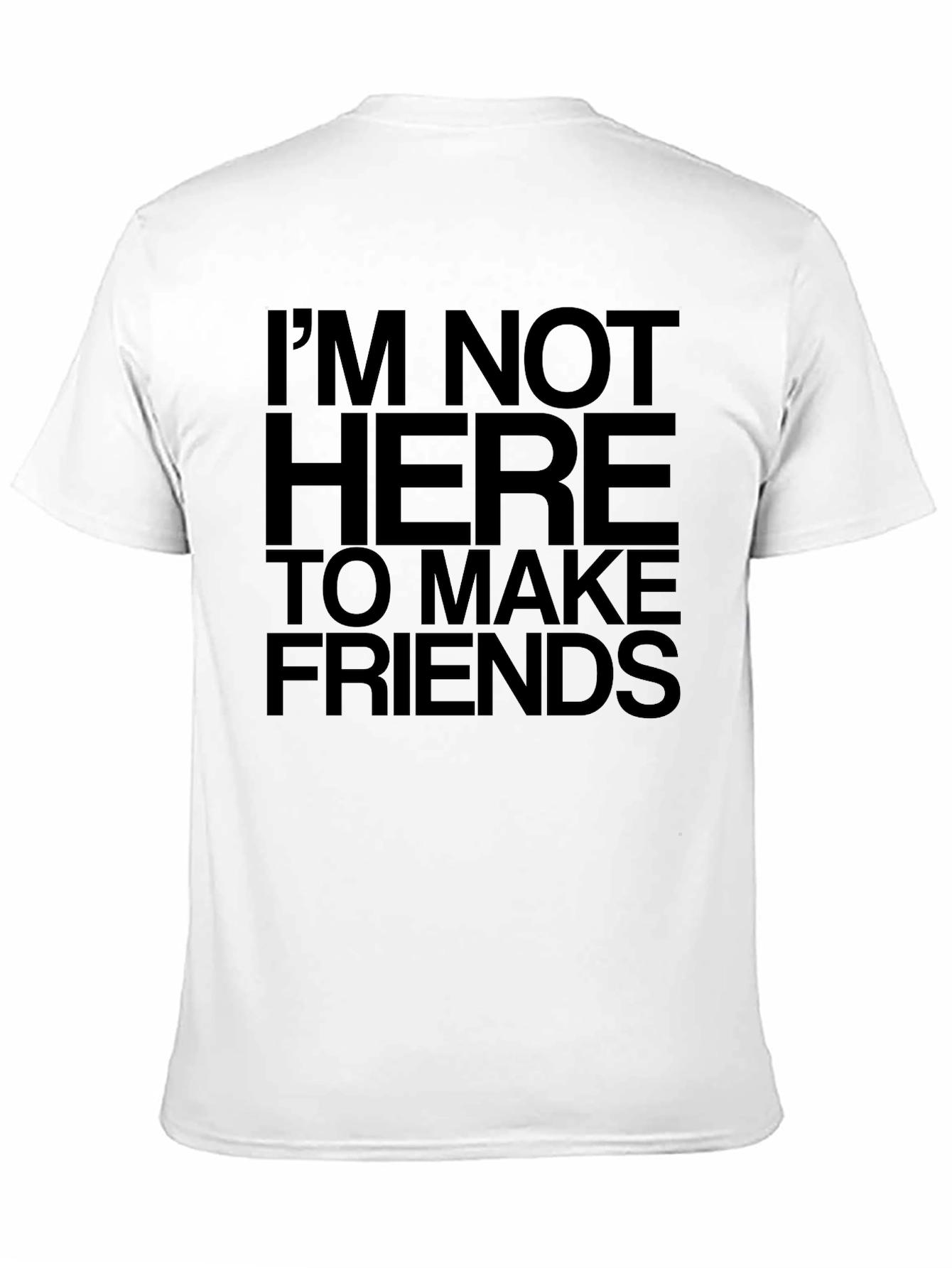 Im Not Here to Make Friends T-Shirt