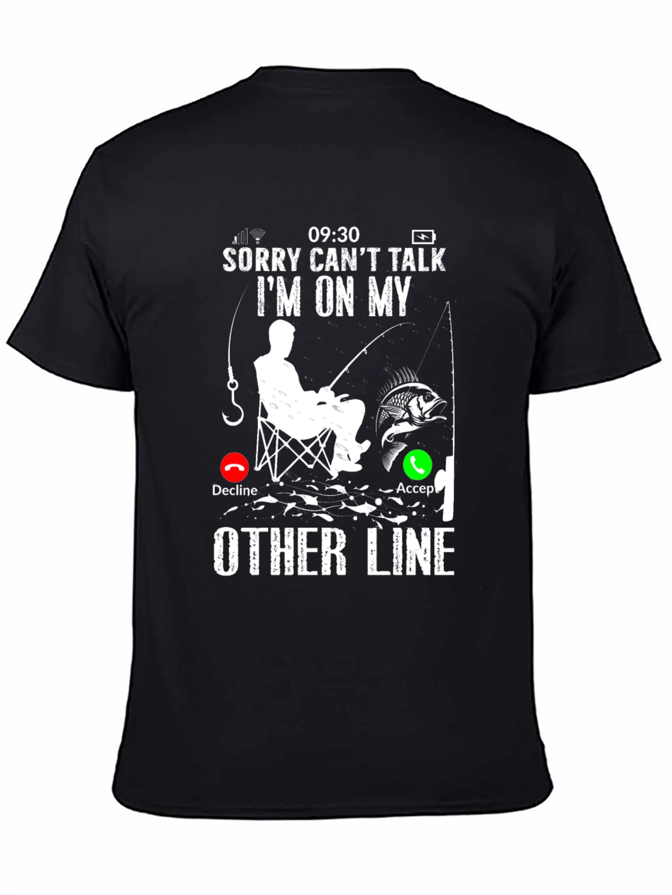 Fishing Lover T-Shirt: Sorry Cant Talk