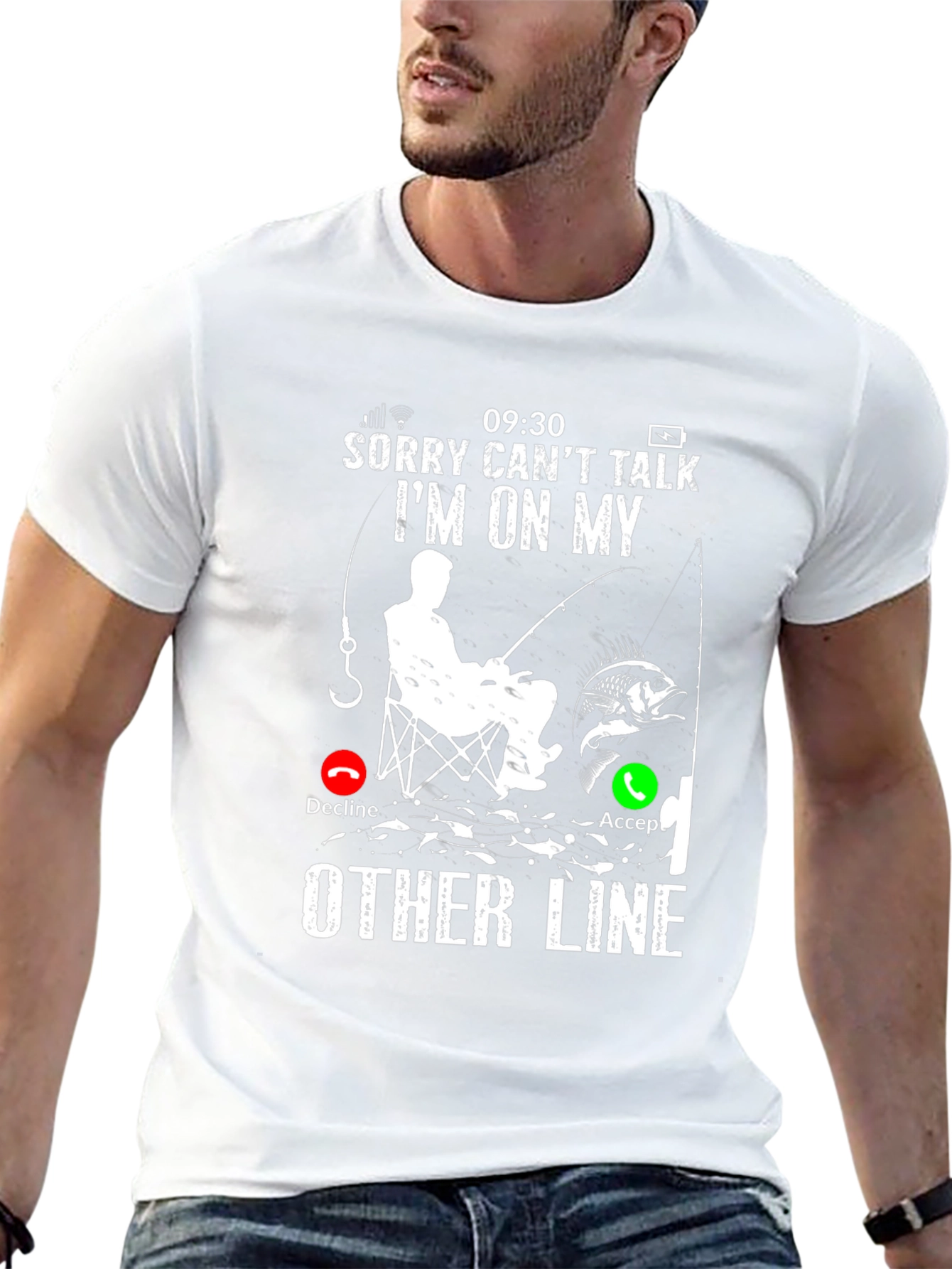Fishing Lover T-Shirt: Sorry Cant Talk