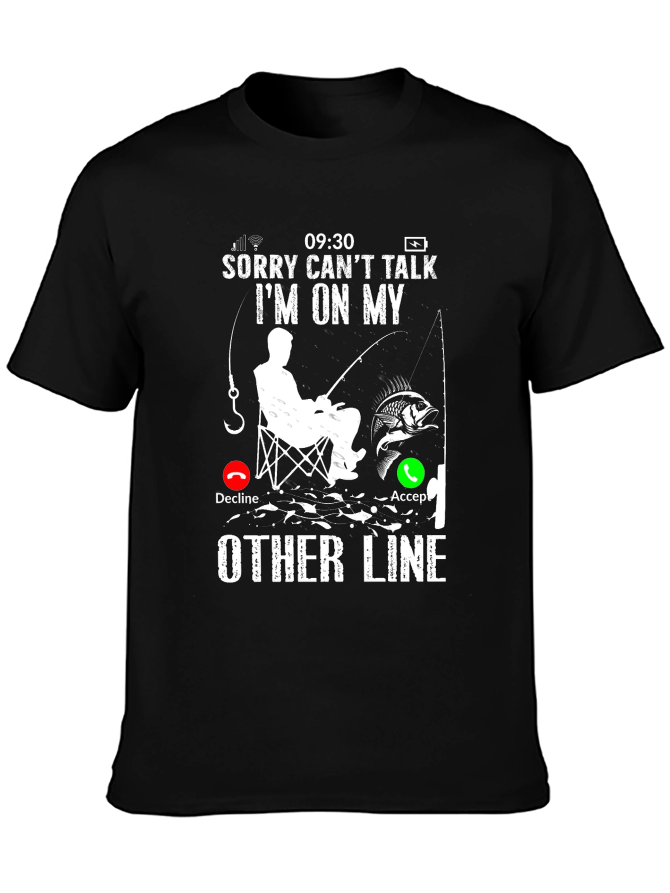 Fishing Lover T-Shirt: Sorry Cant Talk
