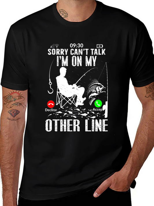 Fishing Lover T-Shirt: Sorry Cant Talk
