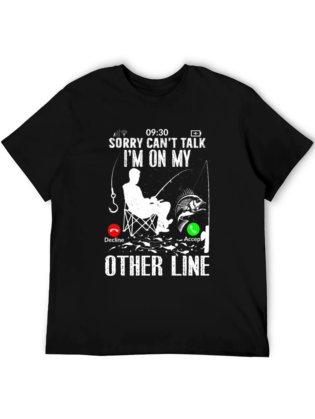 Fishing Lover T-Shirt: Sorry Cant Talk