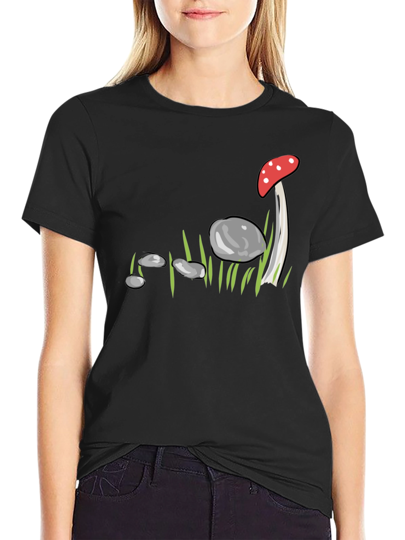 Mushroom & Stone Graphic Tee