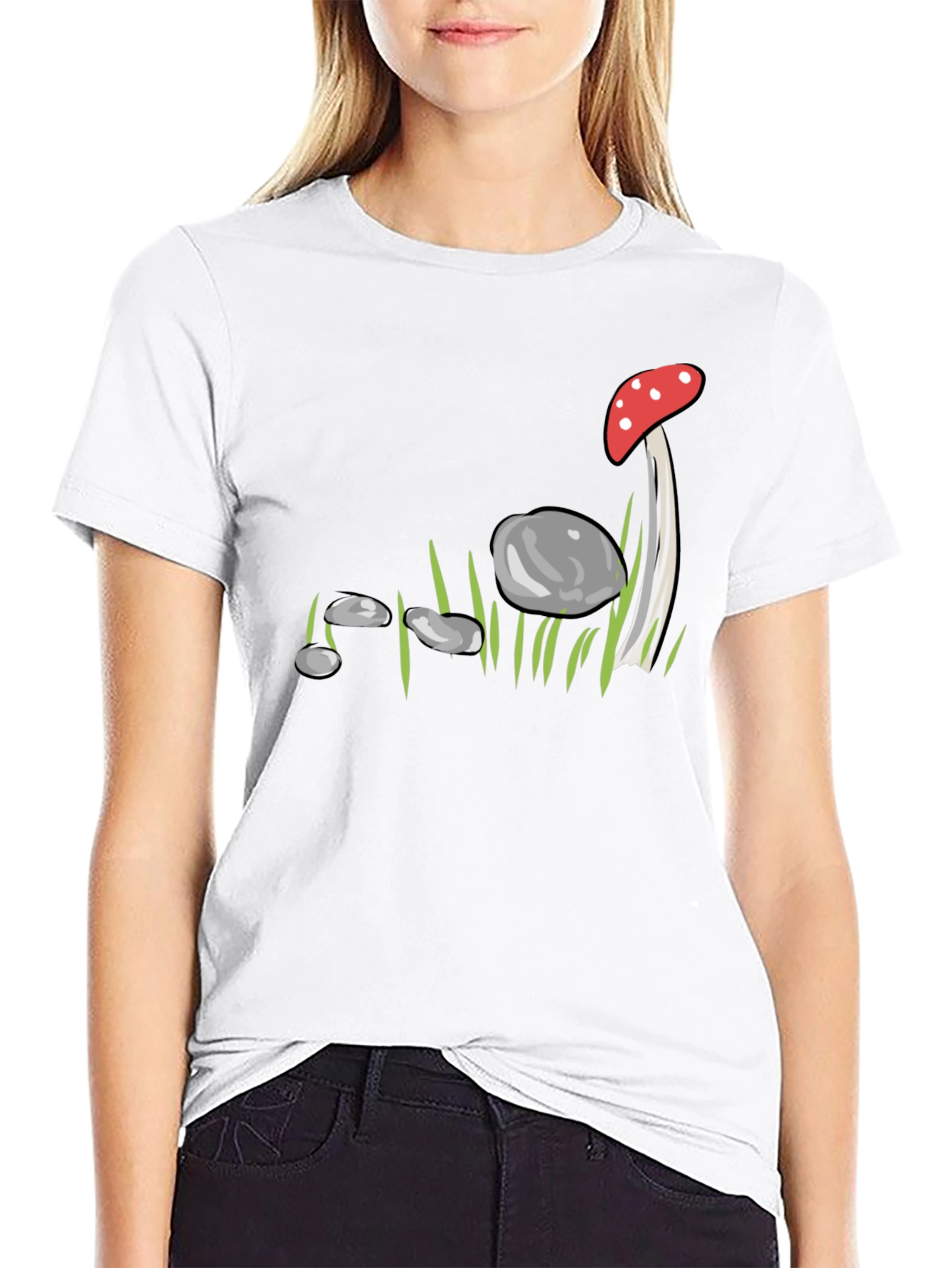 Mushroom & Stone Graphic Tee