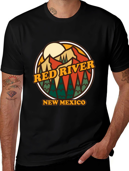 Red River New Mexico T-Shirt Retro Style Graphic Tee