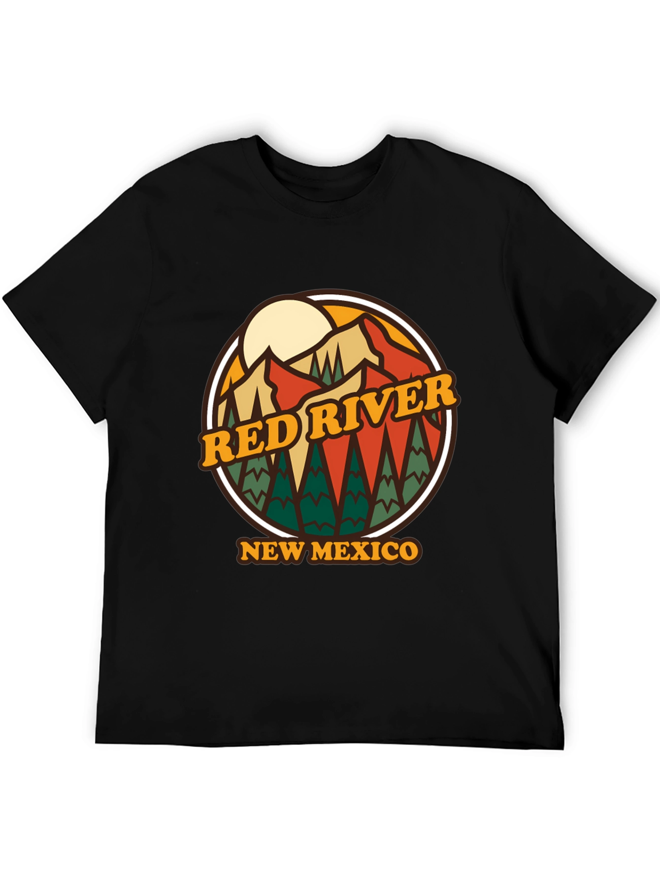 Red River New Mexico T-Shirt Retro Style Graphic Tee