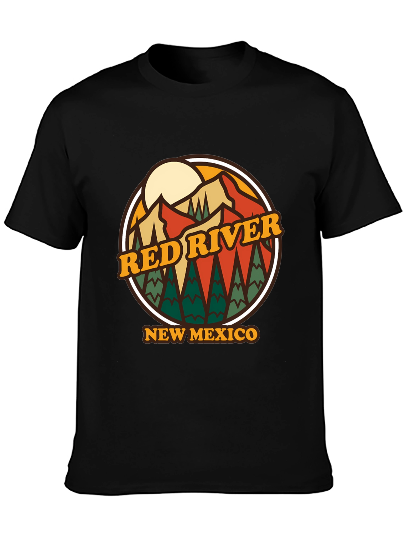 Red River New Mexico T-Shirt Retro Style Graphic Tee
