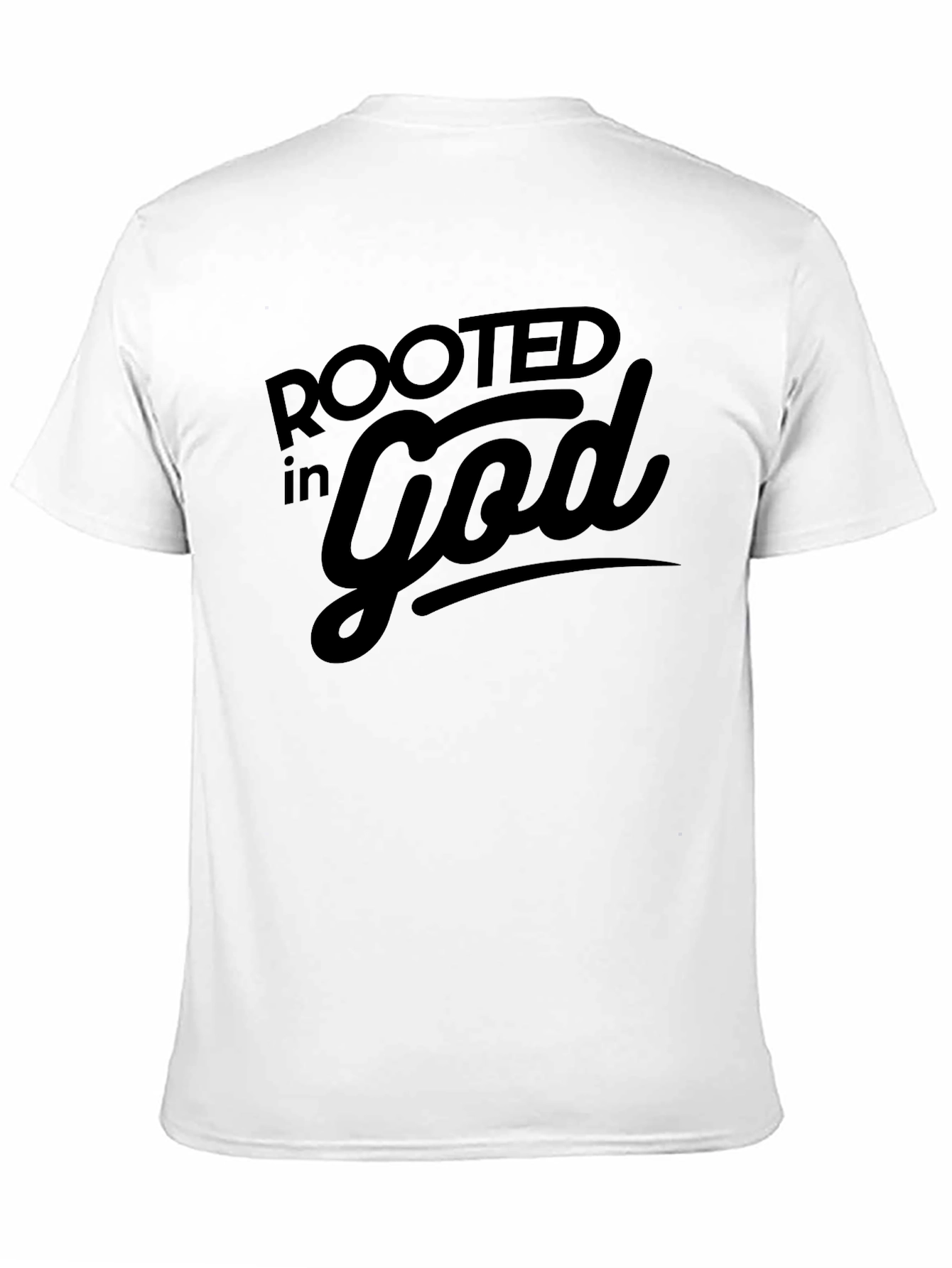 Rooted in God Black Graphic Tee