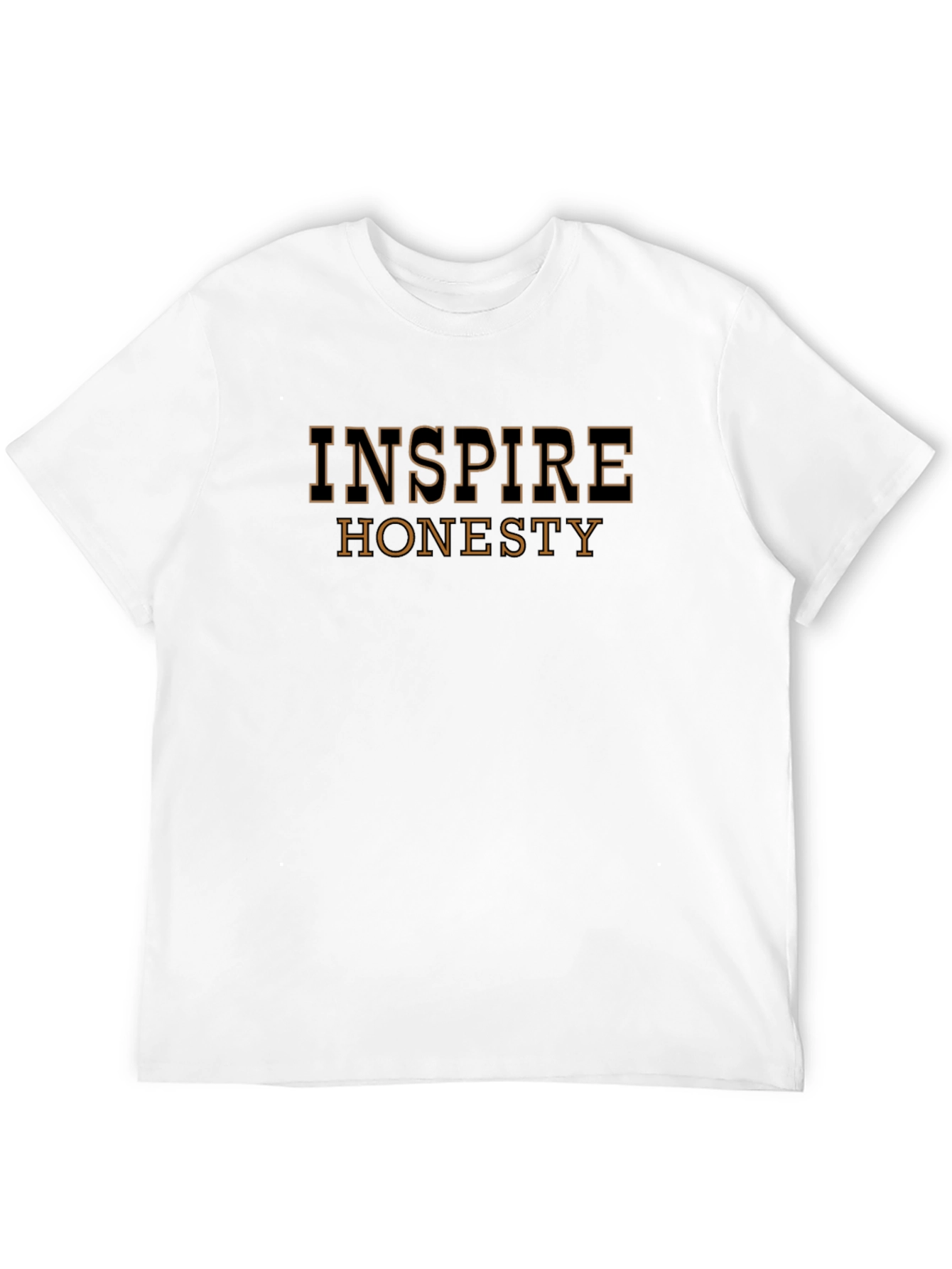 Inspire Honesty Graphic T-Shirt - Casual Black Tee