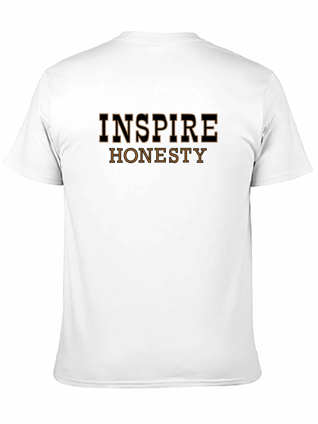 Inspire Honesty Graphic T-Shirt - Casual Black Tee