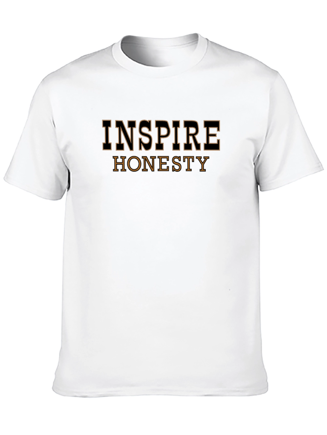 Inspire Honesty Graphic T-Shirt - Casual Black Tee