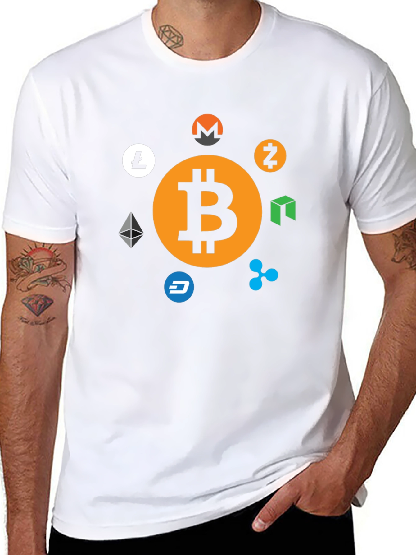 Crypto Currency Bitcoin T-Shirt