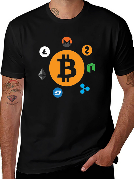 Crypto Currency Bitcoin T-Shirt
