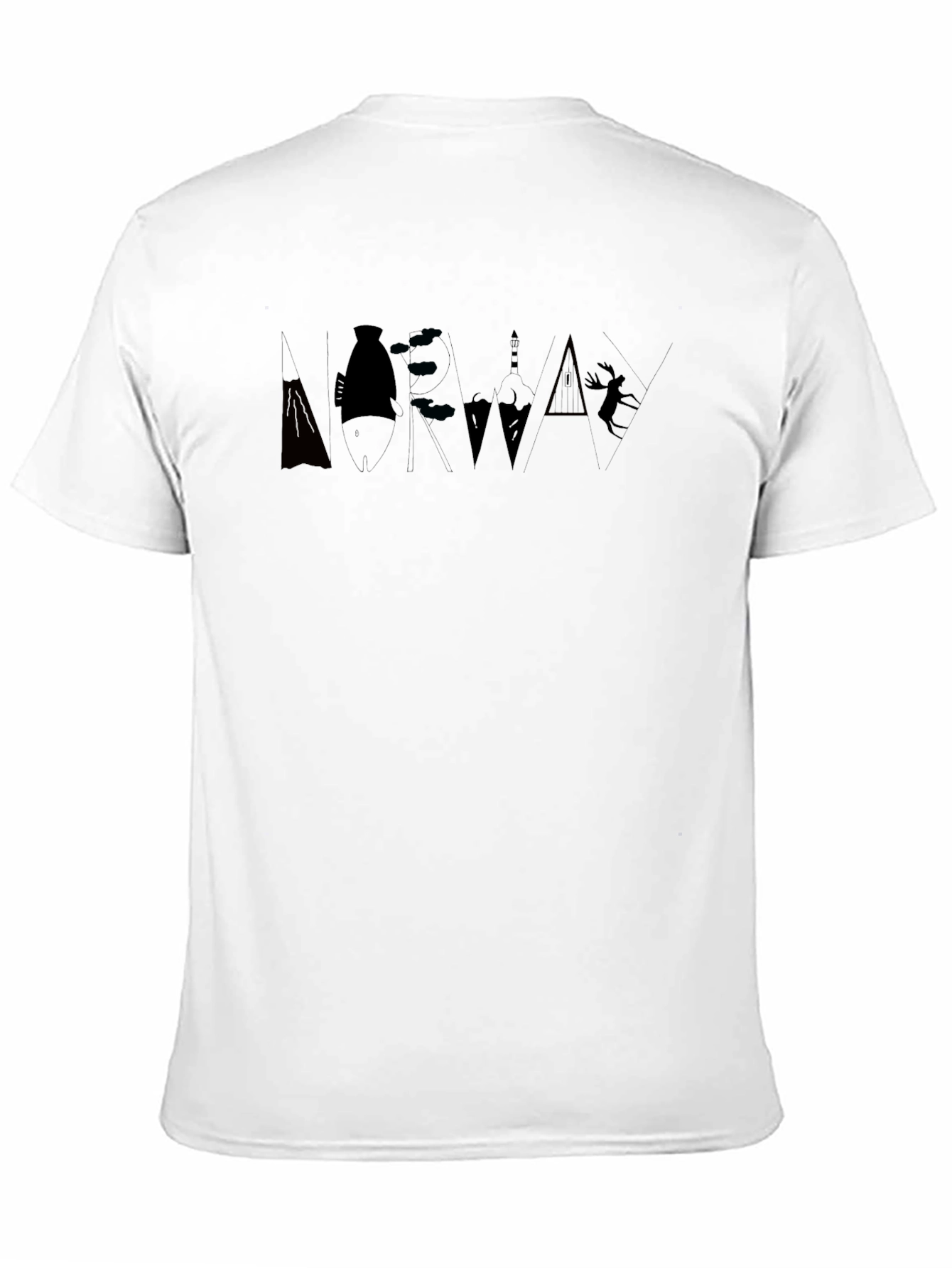 Nature Silhouette Black T-Shirt